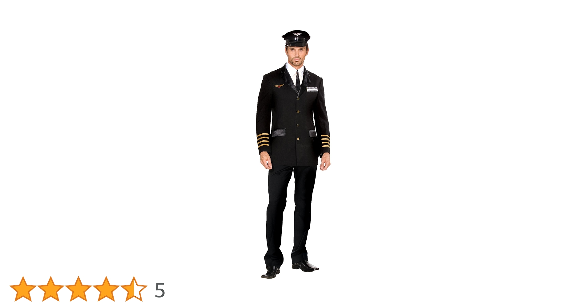 Amazon.co.jp: パイロット 制服 飛行操縦士 衣装 大人 男性用